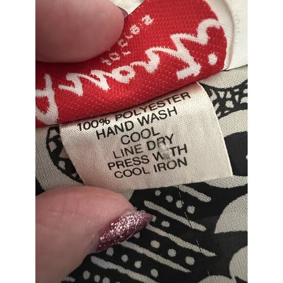 ASSORTI FOR SUSAN FREIS Vtg 80s Floral Georgette Smocked Waist Midi Dress L/XL - Picture 12 of 16